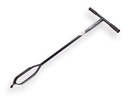Grondboor DE WIT 12 cm verlengbaar, met gedraaide punt, lengte 127 cm
