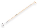 Schoffel recht model verzinkt 18 cm, met IKAPE steel 160 x 2,8 cm en flesmodel hilt. FSC 100%