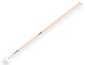 Schoffel hart model verzinkt 14 cm, met IKAPE steel 160 x 2,8 cm en flesmodel hilt. FSC 100%