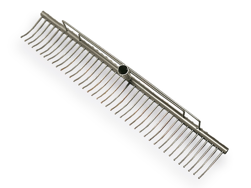 Grashark ATLAS staal 70 cm met 40 gebogen tanden, zonder steel