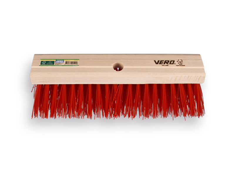 Straatbezem VERO 70 PPN 35 cm, vlakke kap