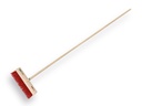 Straatbezem VERO 70 PPN 35 cm, vlakke kap, met ATLAS steel 150 x 2,8 cm en stokhouder
