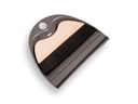 Stofblik BliXs staal met rubberen strip en magnetische stoffer (uitlopend)