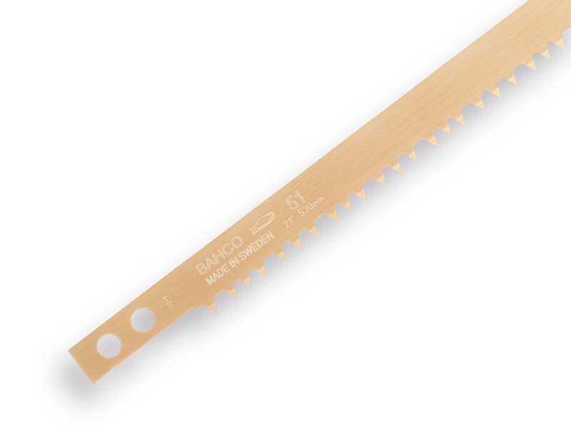 Beugelzaagblad BAHCO 51-24, lengte 607 mm, fijne tanden voor droog hout