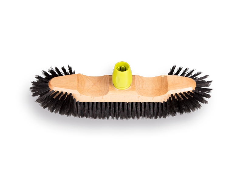 Kamerveger LINEA Talon, ovaal met zwart paardenhaar, zonder steel