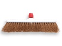 Zaalveger VERO kokos 40 cm, kunststof kap, met steelverbinding