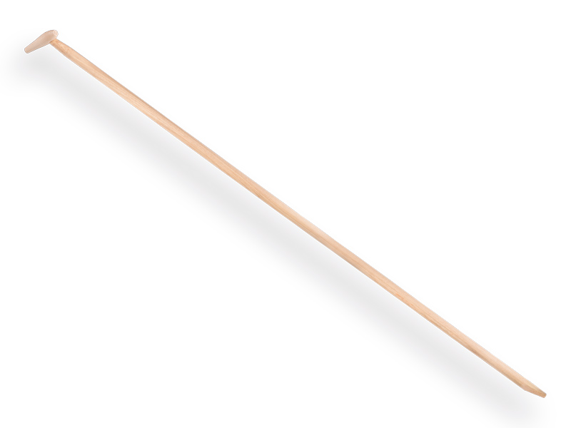 Schoffelsteel ATLAS 170 x 3 cm, met excentrische punt en druppelkruk