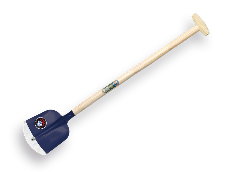 Schepbats ATLAS DIAMANT 3/4 1 blauw, met ATLAS Blijhamsteel 100 cm sterk gebogen