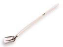 Schepbats ATLAS 3/4 0 gehard, met ATLAS batsesteel 130 cm gebogen
