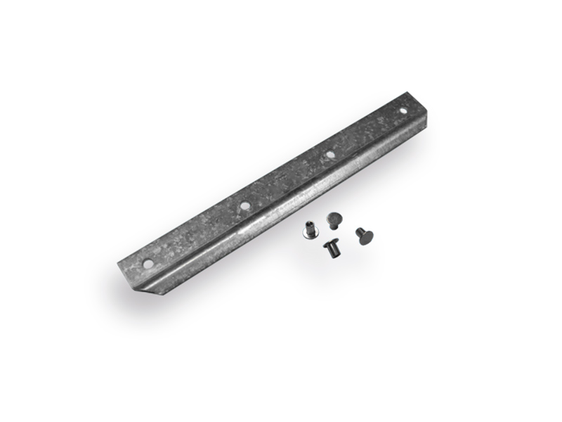 Strip 24 cm met 4 klinknagels voor OFFNER ballastschoppen