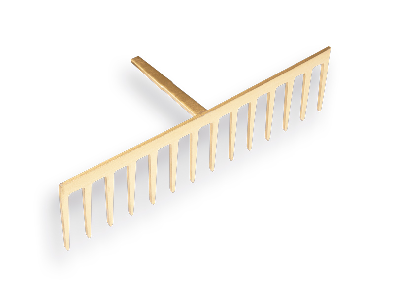 Tuinhark OFFNER 14 rechte tanden, met stift, zonder steel