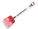 Sneeuwschuiver SNOWER PROFI 40 cm, met ergonomische aluminium steel en D-greep