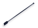 Wortelsteker DE WIT 120 cm, met brede platte beitel 10 x 18 cm en knop