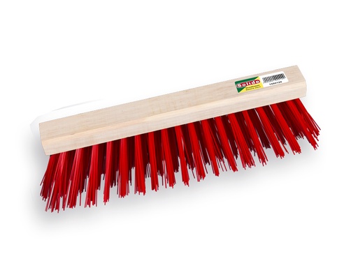 [1490290] Voegbezem SOLIDE PPN rood 29 cm met 3 rijen, FSC 100%.