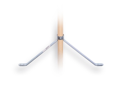 [1492650] Stokhouder SOLIDE 45 cm breed, 19 cm hoog, voor steel met diameter 28 mm