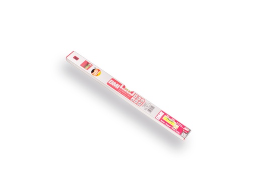 [1505442] Blokwaterpas BMI Eurostar 60 cm aluminium, 2 libellen