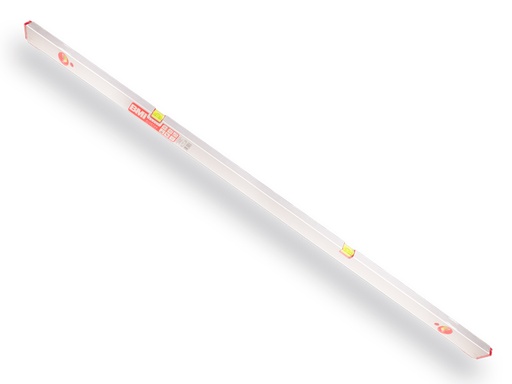 [1505467] Stelwaterpas BMI 180 cm, dikwandig aluminium, met stelvoetjes en 4 libellen