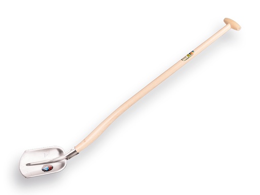 [735445] Steekbats ATLAS DIAMANT 1/4 00 gehard, gepolijst, met ATLAS Blijhamsteel 110 cm extra dubbel gebogen