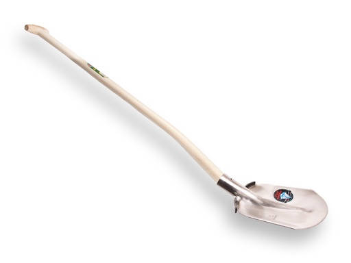 [735476] Steekbats ATLAS DIAMANT 1/4 000 gehard, gepolijst, PLATTE OPSTAP, met Blijhamsteel 110 cm extra dubbel gebogen