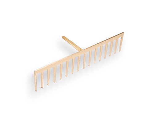 [818006] Tuinhark OFFNER 16 rechte tanden, met stift, zonder steel