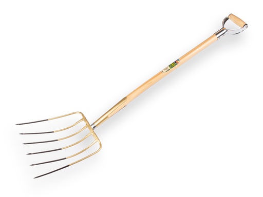 [842015] Maisvork OFFNER 6 tands 34 cm met stift, veerbus en ATLAS YD-steel 95 cm