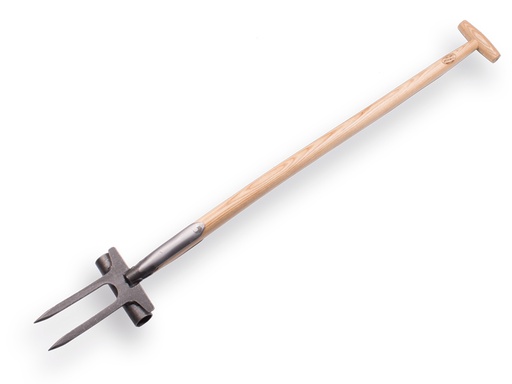 [865930] Gras herstelvork DE WIT 2 tands met ESSEN T-steel 90 cm