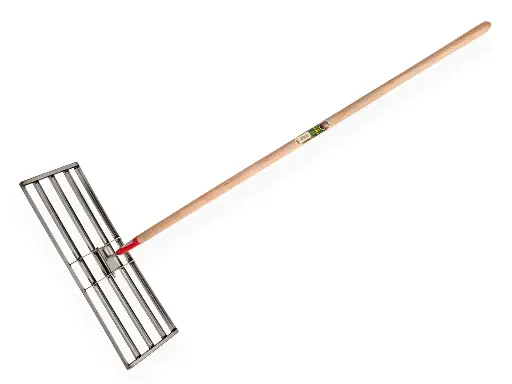 [656100] Egalisatiehark ATLAS RVS 80 x 25 cm, met ESSEN steel 150 cm