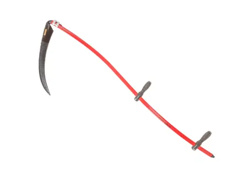 [920745] Zeisboom OFFNER Top Grip staal rood, compleet met zeis 65 cm