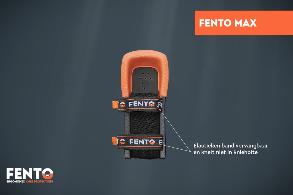 Set elastieken met klittenband voor kniebeschermers FENTO 400 en FENTO MAX (2 stuks)
