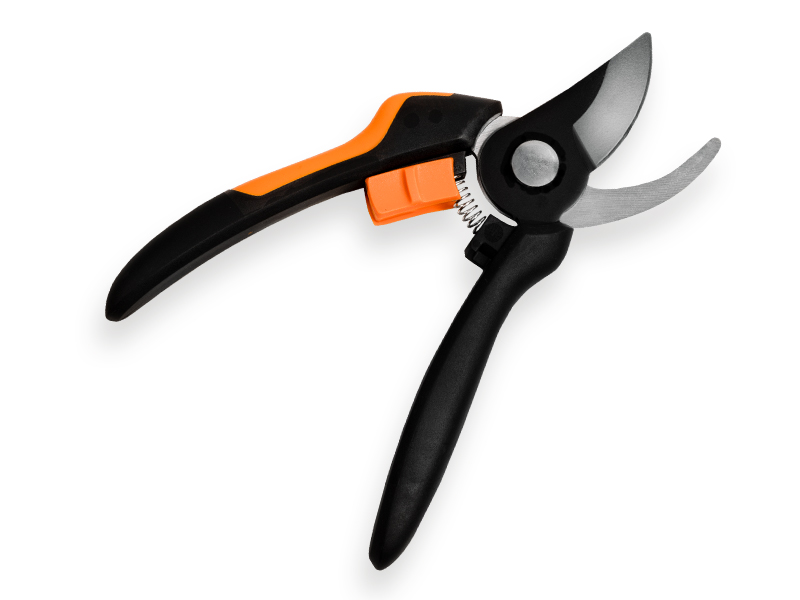 Solid Snoeischaar Fiskars M P321. Licht gewicht en comfortabel, knipt tot 20 mm. groene en levende takken