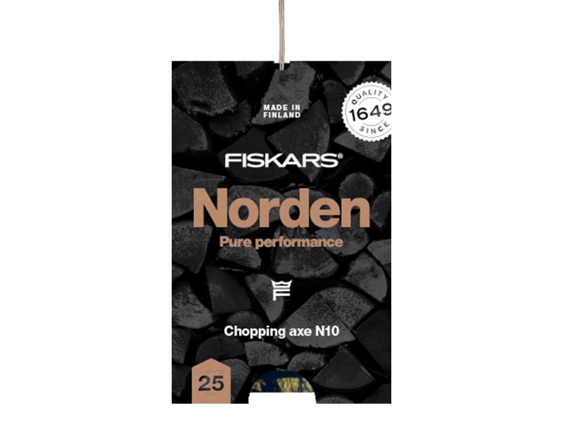 Bijl Fiskars Norden N10, 1200 gram, lengte 47,6 cm