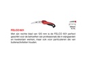 Snoeizaag / vouwzaag Felco 601 inklapbaar, bladlengte 12 cm, recht zaagblad