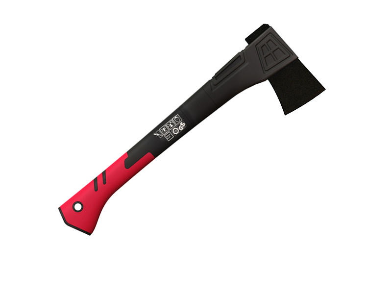 Handbijl EVEREST Q4 1000 gram, met fiberglassteel 46 cm