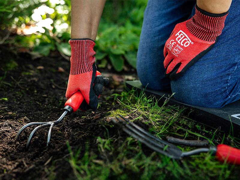 Handschoen Felco 701 maat S, HPPE vezel met nitril coating