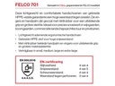 Handschoen Felco 701 maat XL, HPPE vezel met nitril coating