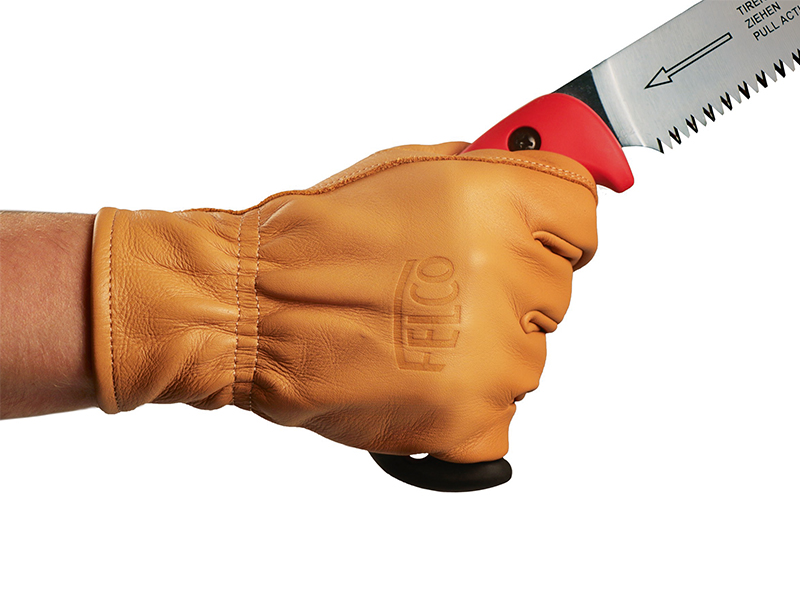 Handschoen Felco 703 maat L, volnerf rundsleder, perforatiebestendig