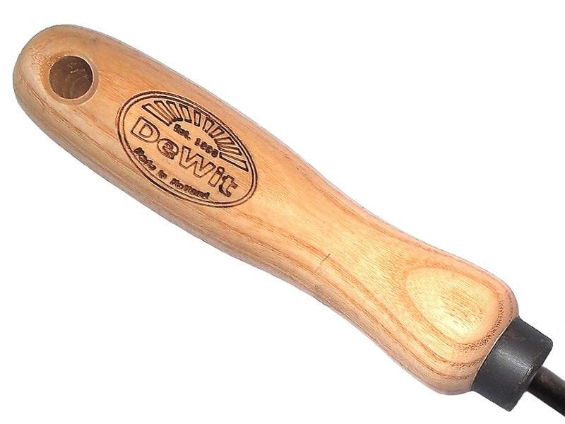 Handhak, De Wit, halve maan gesmeed 14cm essen handvat  140mm,