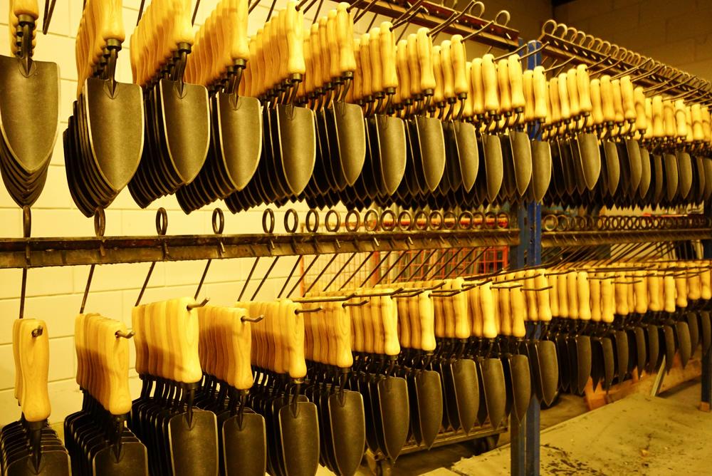 Plantschepje, De Wit, klein X-treme essen handvat 140mm,