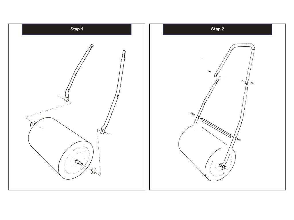Gazonwals 52 cm breed, doorsnede 33 cm