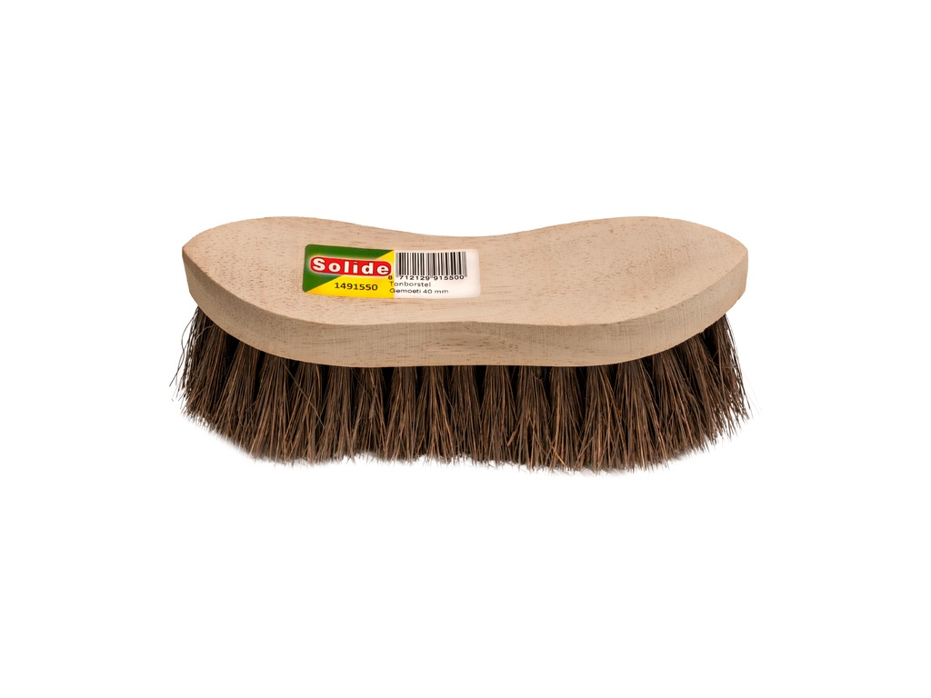 Tonborstel, SOLIDE met Gemoeti middelharde schurende vezel 40 mm.