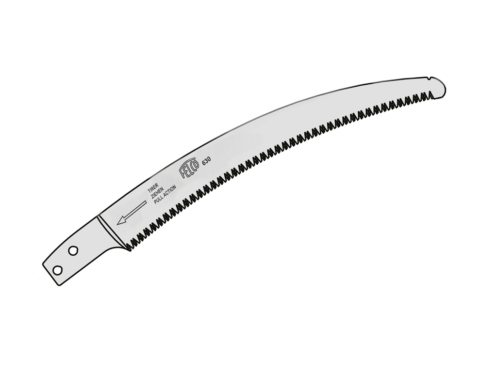 Stokzaag FELCO 682, uitschuifbaar van 207 cm tot 340 cm, zaagblad 33 cm