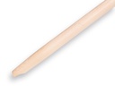 Schopsteel import ESSEN 120 cm gebogen, ongewaxt