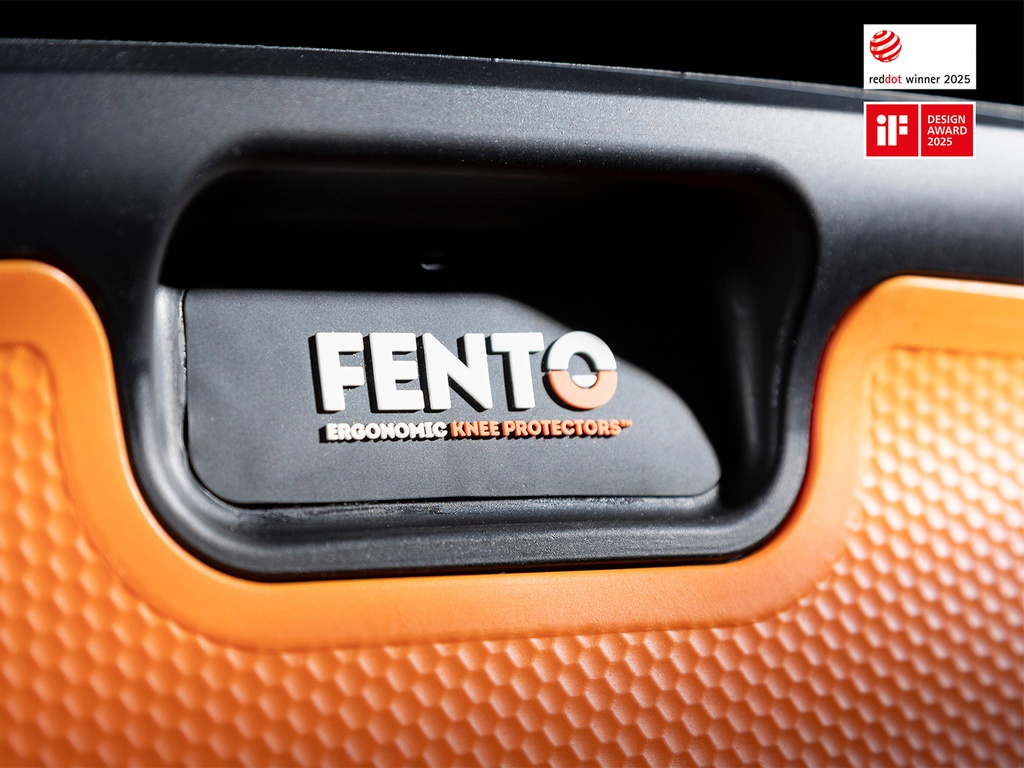 Professionele kniemat FENTO BOARD M2, met magnetisch opbergvak