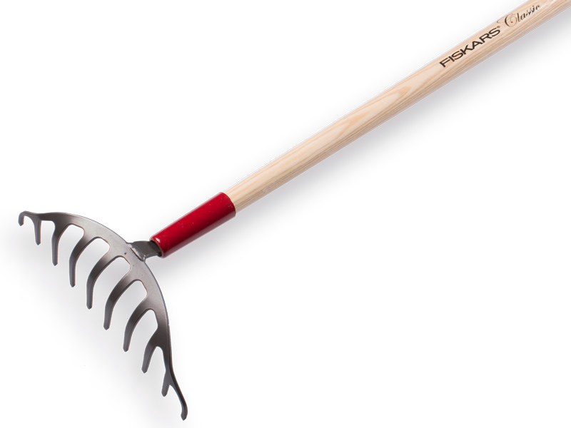 Rozenhark FISKARS CLASSIC met geharde stalen tanden en ESSEN steel 160 cm