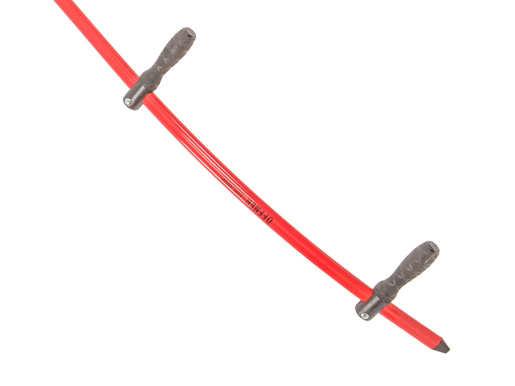 Zeisboom OFFNER Top Grip staal rood, compleet met zeis 65 cm