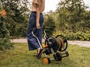 FISKARS Slanghaspel Manueel XL met wielen, inclusief 20 meter tuinslang