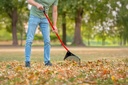 Golden Gark XXL rood 28 tands 61 cm, gebogen aluminium steel en D-greep (ongemonteerd)