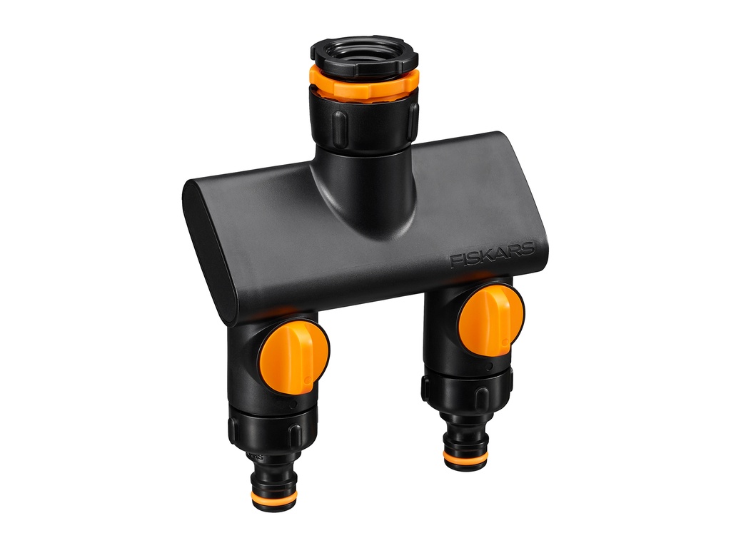 FISKARS Kraankoppeling 2-weg waterverdeler On/Off