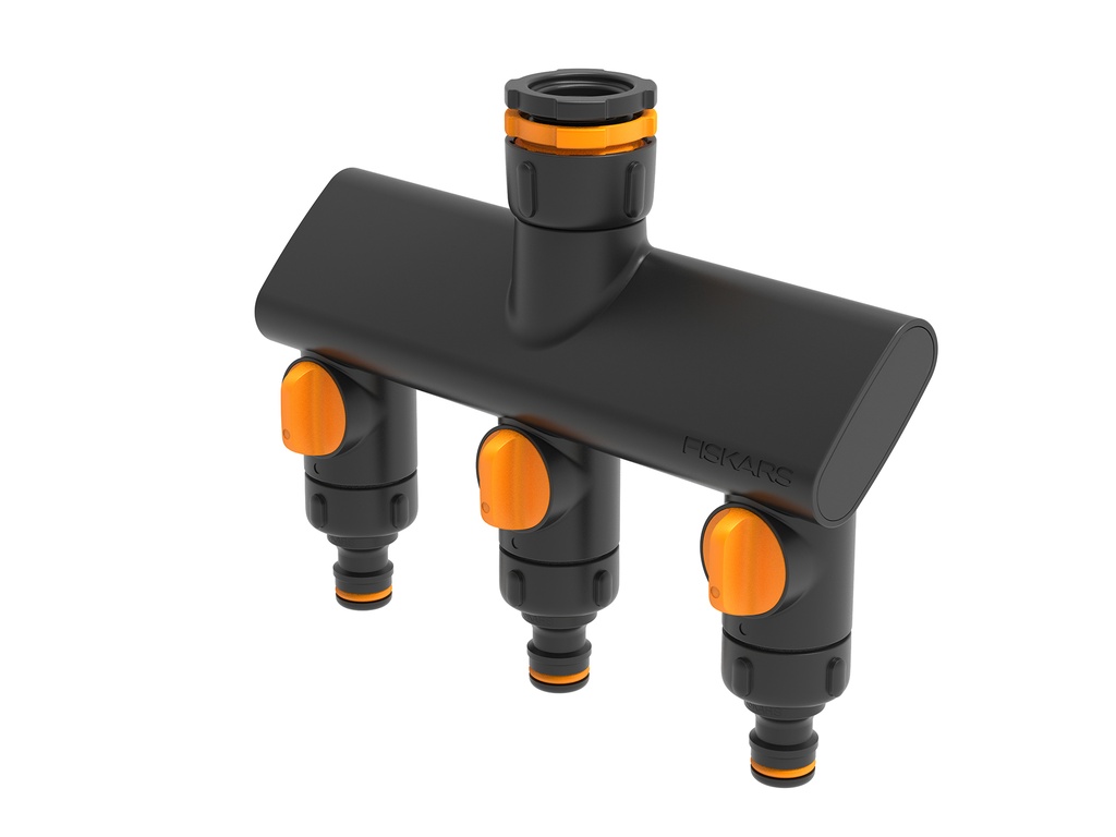 FISKARS Kraankoppeling 3-weg waterverdeler On/Off