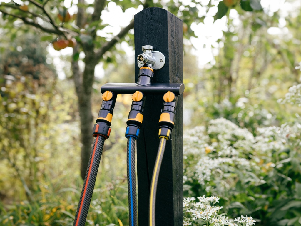 FISKARS Kraankoppeling 3-weg waterverdeler On/Off